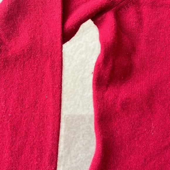 Lord and Taylor Red Cashmere Sweater XL - Picture 3 of 5